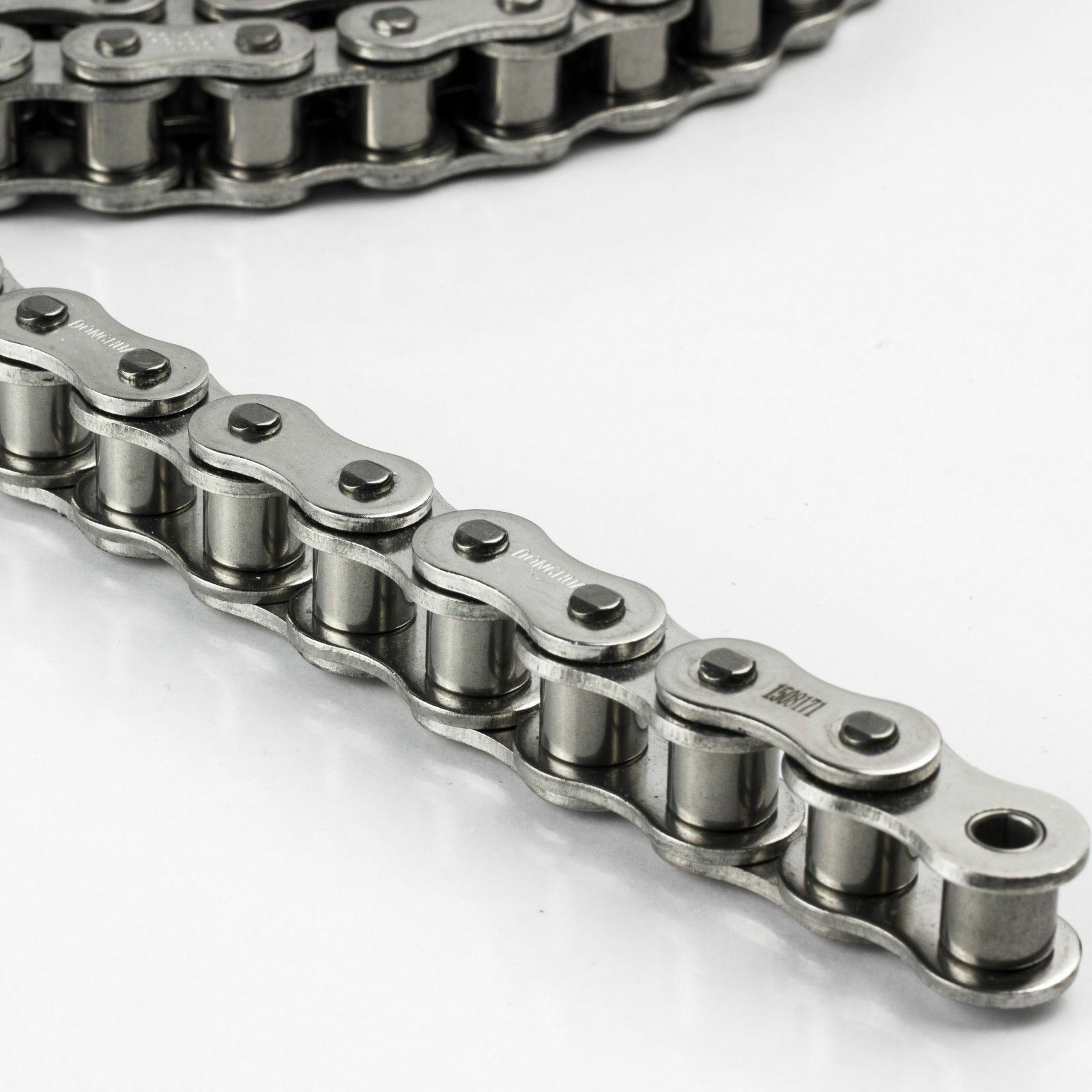 Belleone #40 Roller Chain - 3 Feet (72 Links) With 5 Free Connecting Links, Carbon Steel For Go-Karts, Minibikes & More
