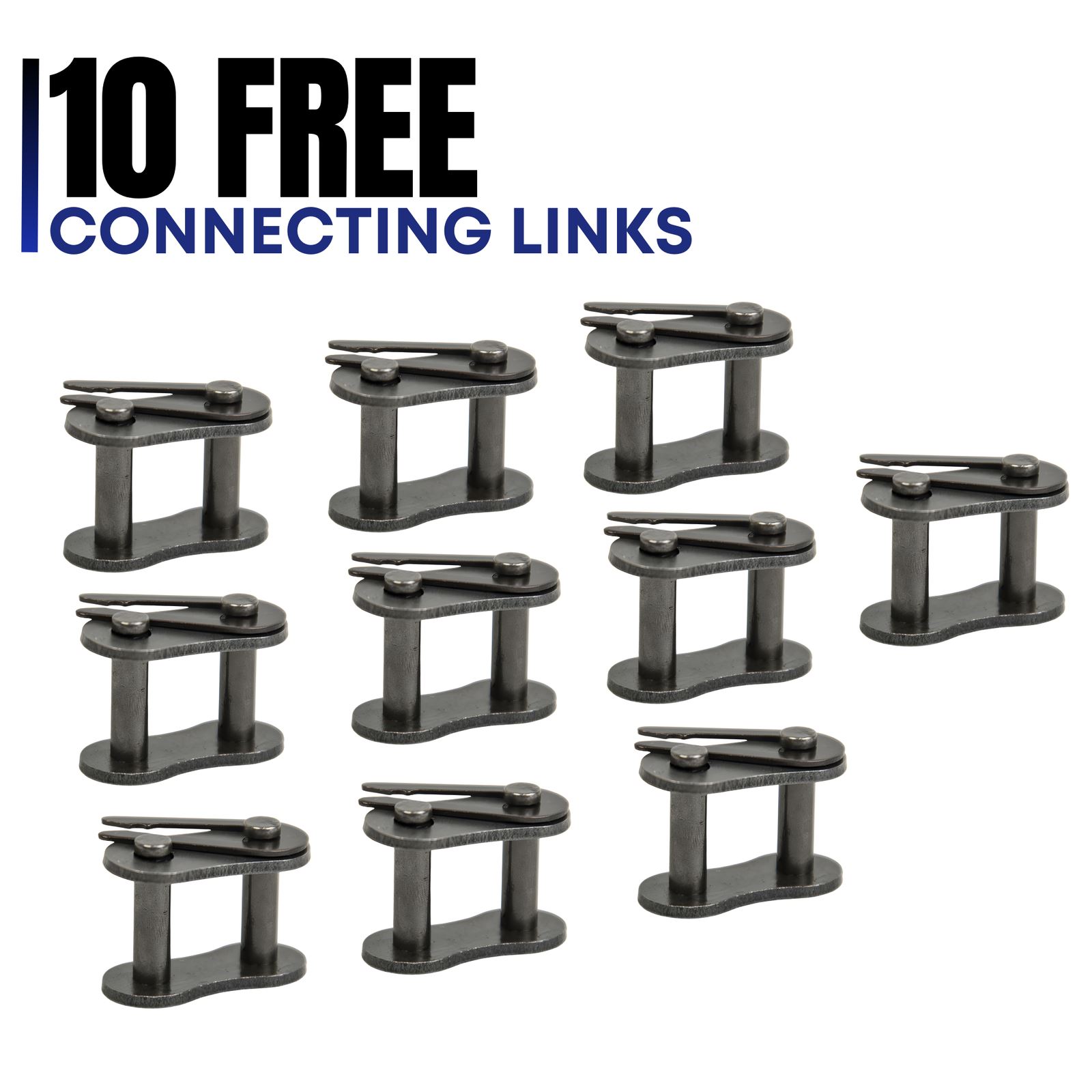 Chain Link Snowblower Chain MAPLE ACE 40H Heavy Duty Roller Chain 10 Feet  Plus Connecting Master Link 1333799 Chain Breaker Tool